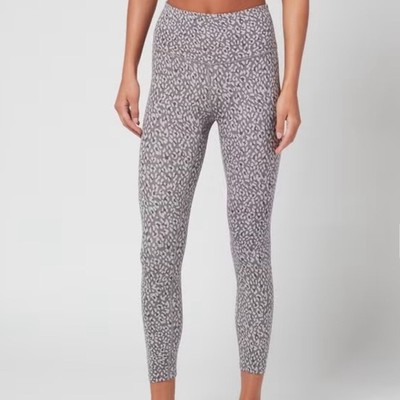 Varley Pants - Varley Women's Let's Move High Rise 25' Leggings Graphite Cheetah Size XS